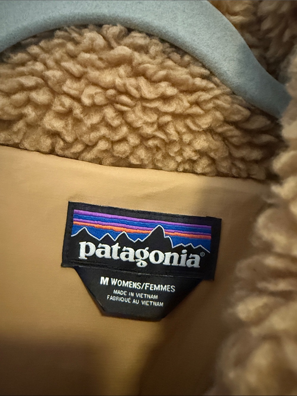 Patagonia Chestnut Brown Teddy Fleece Jacket - Picture 2 of 2